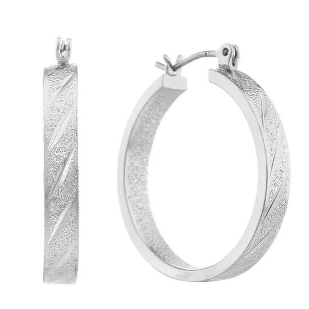 Silver earrings